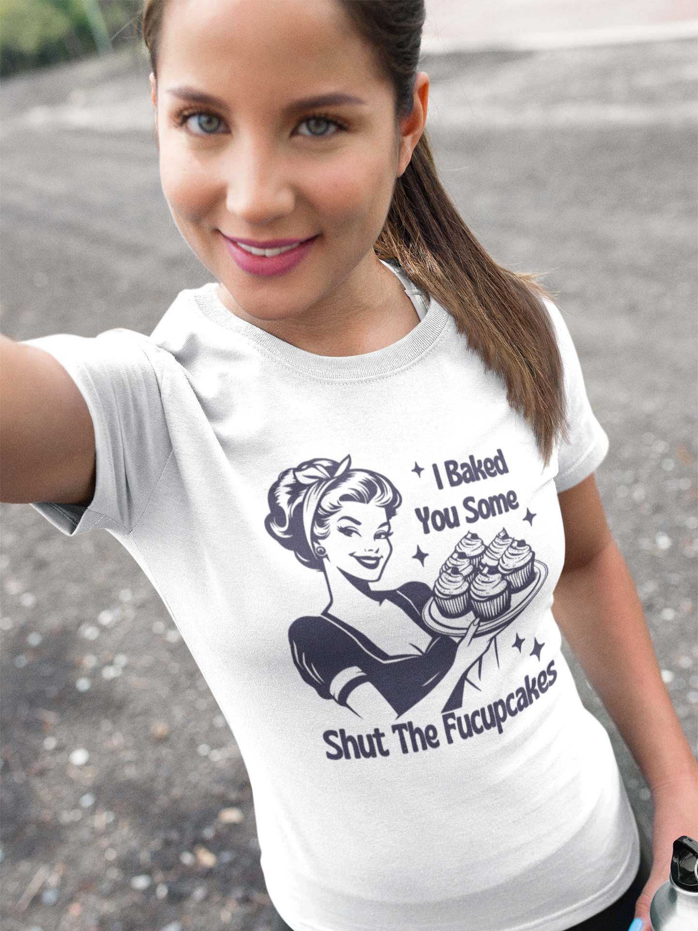 I Baked You Some Shut the Fucupcakes Comfort Colors 1717 Tee
