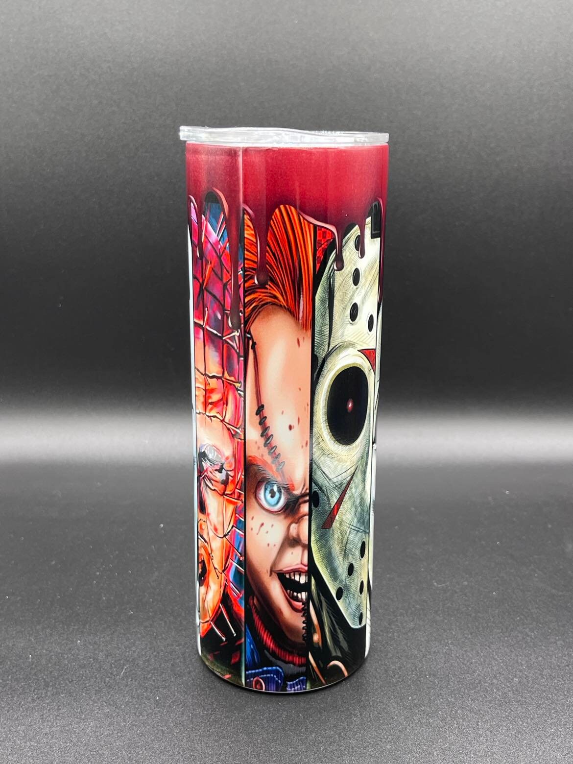 Horror Movie, Halloween Cup, Halloween Tumbler, Scary Gift, 20oz Stainless Steel Tumbler