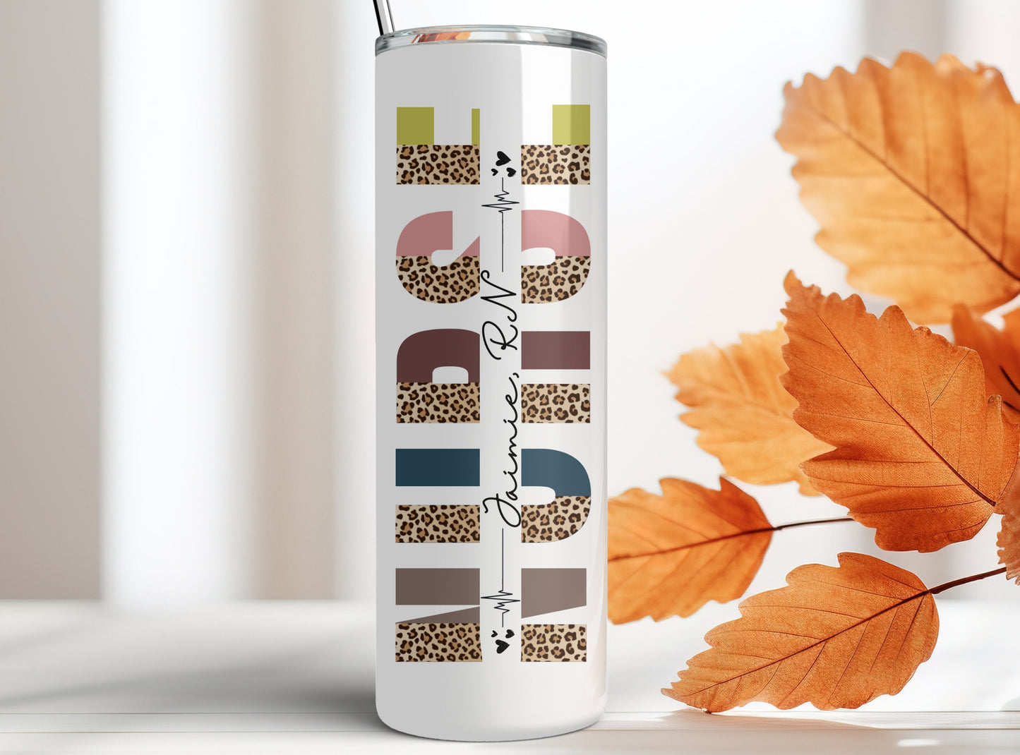 Personalized Nurse tumbler, gift for Nurse, Nurse tumbler ,Nurse Gift, Personalized Nurse gift, Nurse Graduation Gift, 20oz. Skinny Tumbler