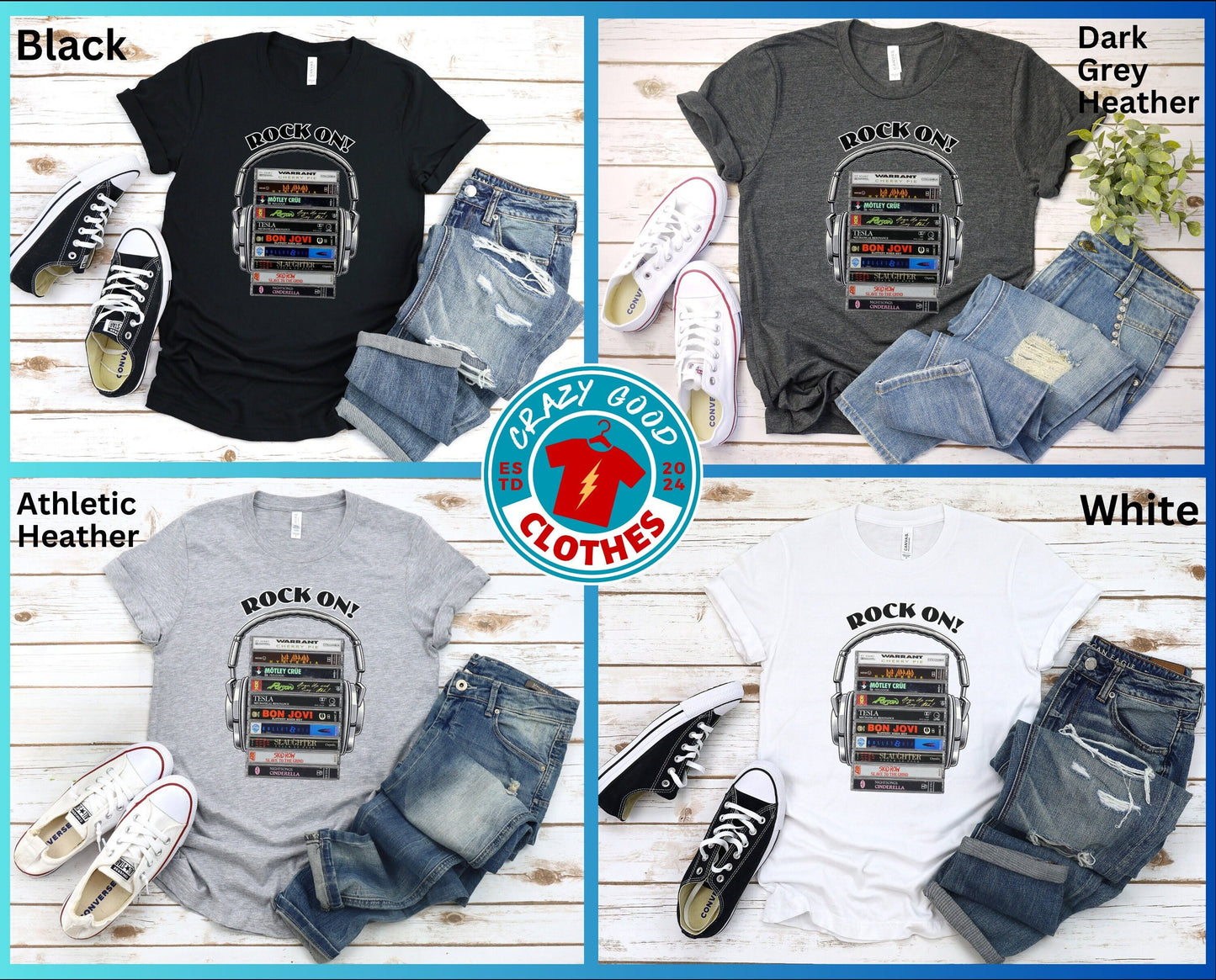 80s 90s Hair Band Rock Cassette Tape Shirt, Retro Cassette Shirt, Vintage Classic Rock, Vinatge Rock Band, Rock Shirt Gift