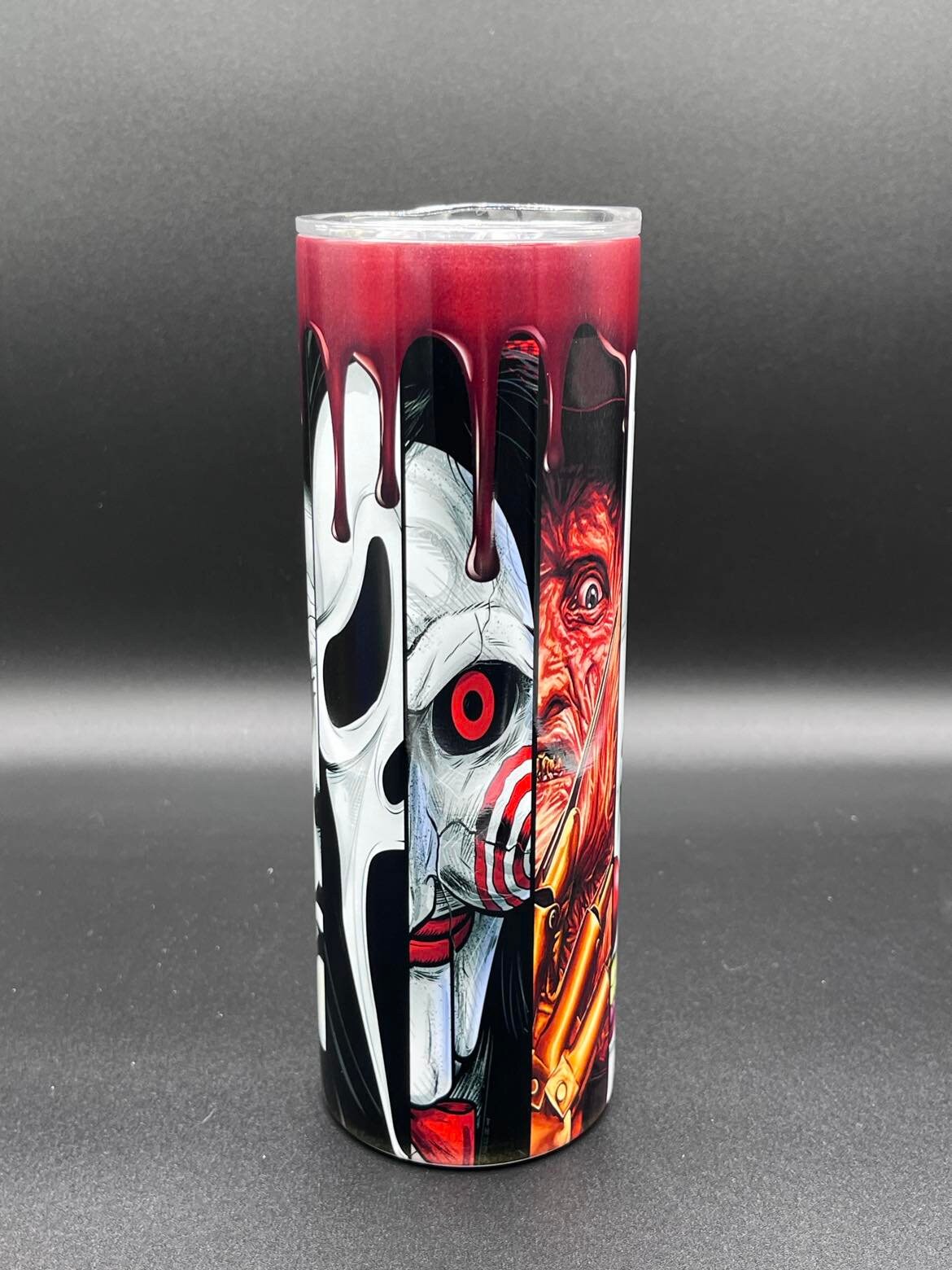 Horror Movie, Halloween Cup, Halloween Tumbler, Scary Gift, 20oz Stainless Steel Tumbler