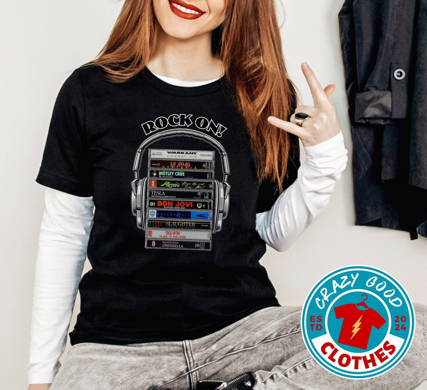 80s 90s Hair Band Rock Cassette Tape Shirt, Retro Cassette Shirt, Vintage Classic Rock, Vinatge Rock Band, Rock Shirt Gift